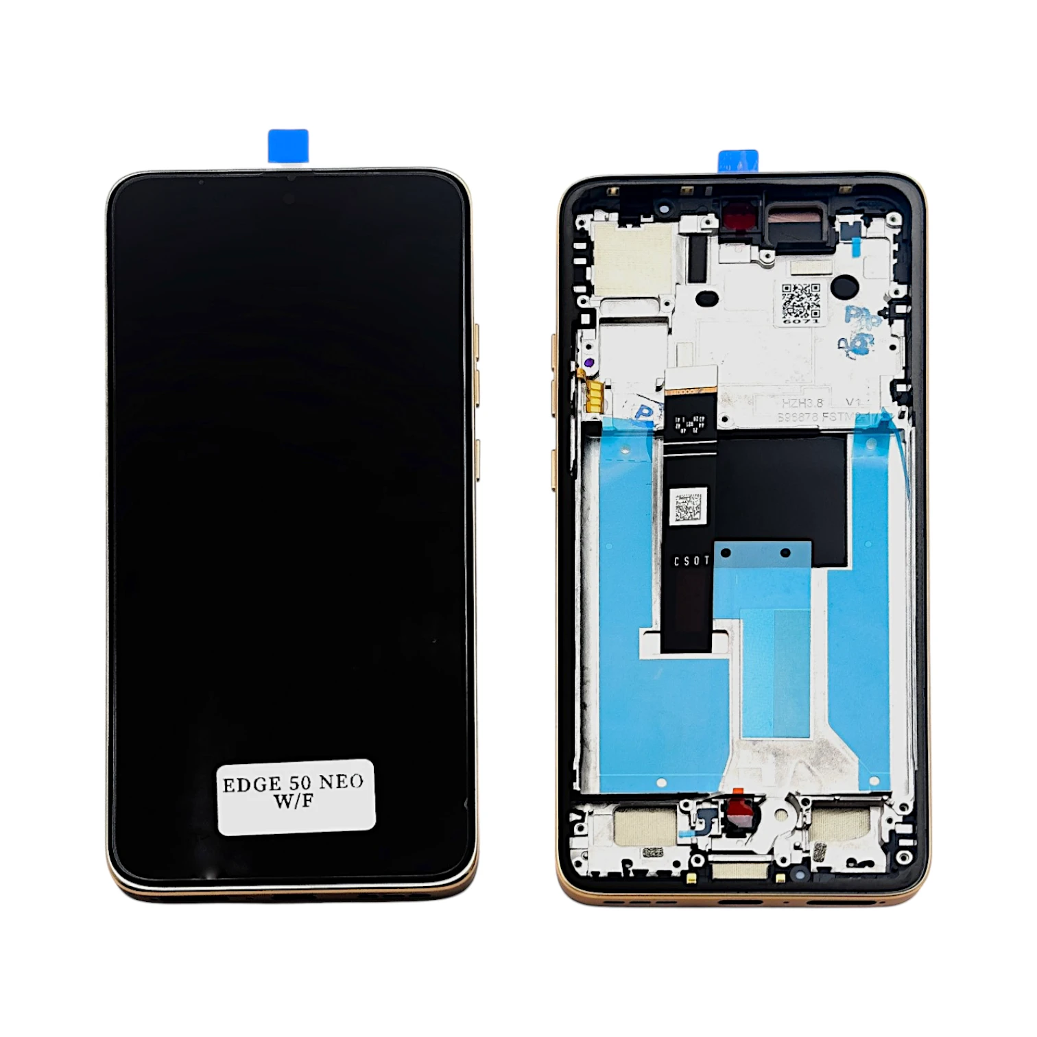 motorola_edge_50_neo_oled_con_marco_dorado.webp Display Motorola Edge 50 Neo OLED con marco (dorado) - Image 1