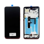 Display Motorola Edge 50 Neo OLED con marco (rojo)